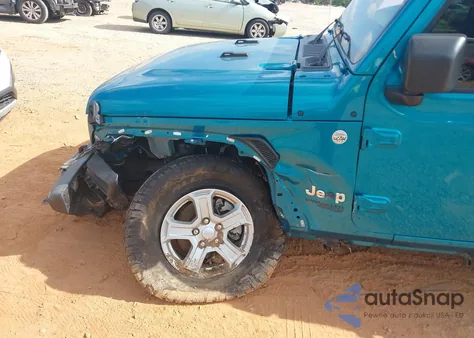 2020 Jeep Wrangler Unlimited Sport S 4X4 из США, поврежденный, VIN 1C4HJXDG4LW331133